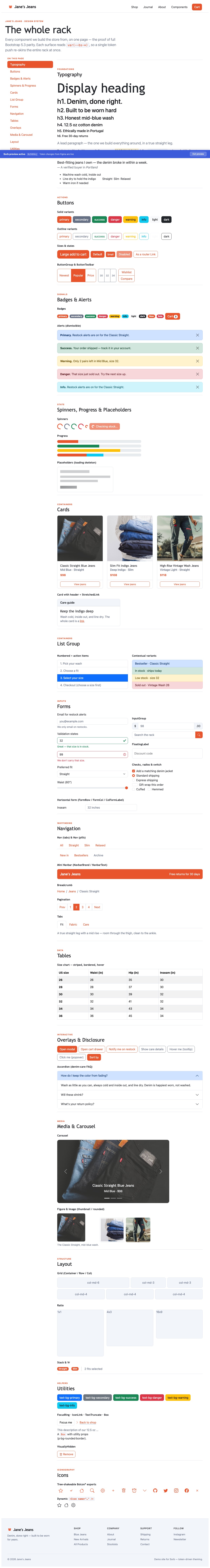 The Sorb plugin Storybook view listing captured stories